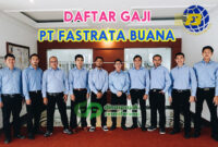 Gaji PT Fastrata Buana