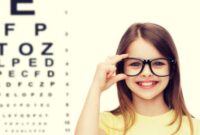 Kacamata anak yang sedang di tes berapa minus atau plusnya