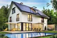 Rumah minimalis 3 trap dengan material keramik