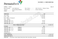 Contoh Slip Gaji Bank Permata