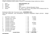Contoh Slip Gaji Guru Sekolah