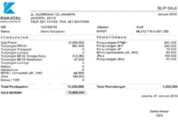 Contoh Slip Gaji PT Krakatau Steel Tbk Indonesia