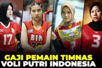 Gaji Pemain Timnas Voli Putri Indonesia