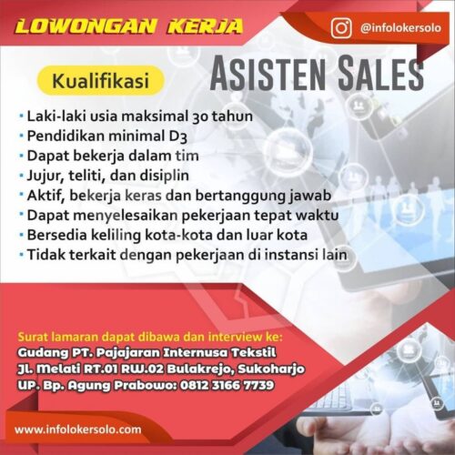 Asisten Sales