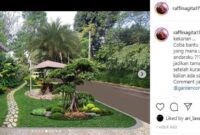 Desain taman rumah raffi ahmad nagita slavina