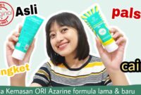 Perbedaan Sunscreen Azarine Asli dan Palsu