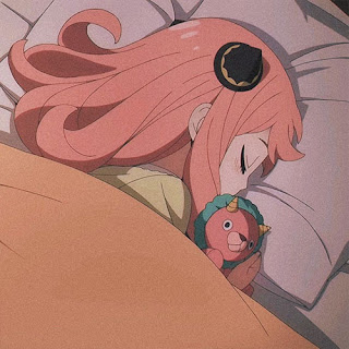 Foto Anime Anya Forger Tidur