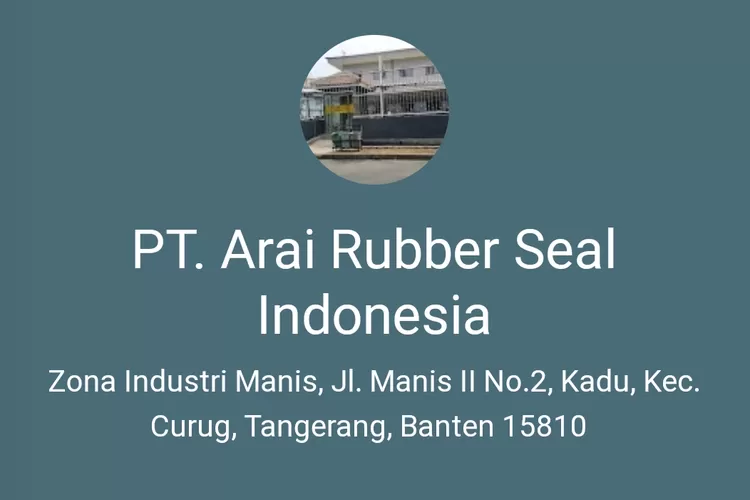Gaji PT Arai Rubber Seal Indonesia Terbaru