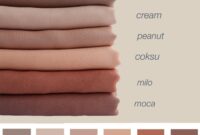 Perbedaan antara warna khaki dan cream terbaru