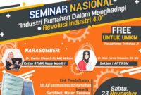 seminar industri itera generasi peran muda judul membangun teknik revolusi beasiswa mahasiswa sipil tanggap bencana referensi informasi penelitian