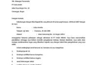 menyesuaikan surat lamaran terbaru