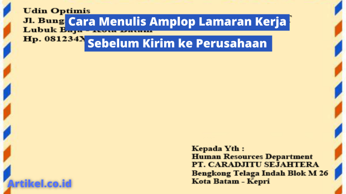 menulis lamaran multinasional