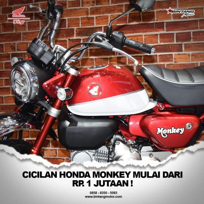 Pajak Honda Monkey terbaru