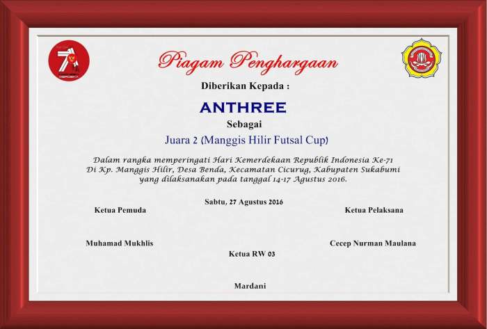 seminar sertifikat inggris certificate tugas