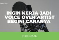 menjadi voice-over artist profesional