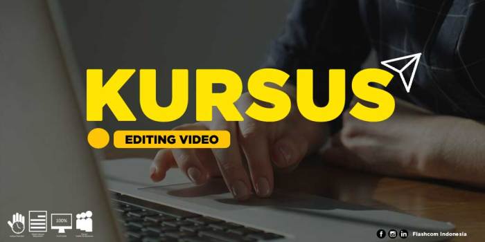 kursus online editing video