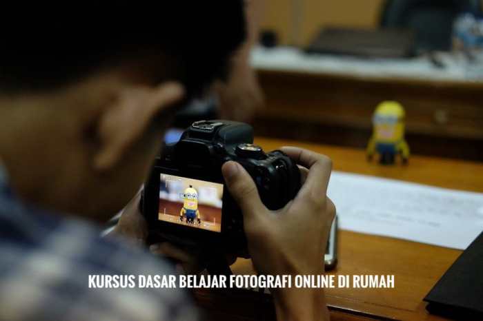 kursus fotografi pemula online terbaru