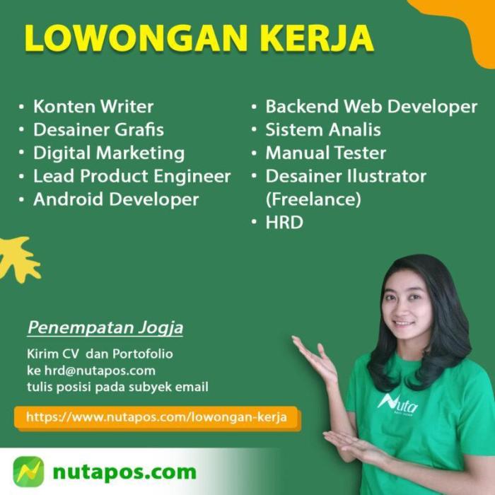 lowongan lamaran iklan surat pamflet melamar ubm pekerjaan radiant karir update