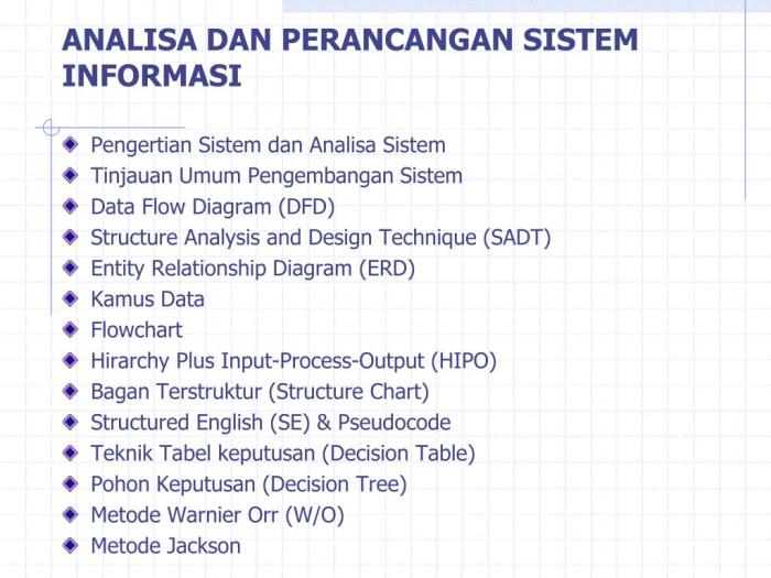 analisis dan pengembangan sistem informasi terbaru