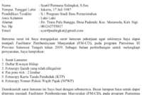 menulis lamaran untuk pekerjaan musiman