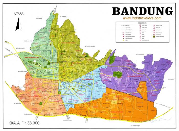 Lokasi Universitas di Kota Bandung, Jawa Barat