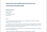 strategi penulisan surat lamaran terbaru