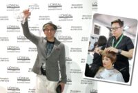 menjadi penata rambut selebriti terbaru