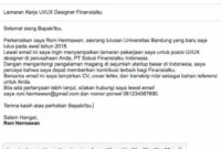 surat lamaran pekerjaan benar nekopencil perusahaan job