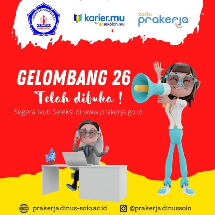 Pendaftaran Prakerja Gelombang 69 Dibuka: Cek Syarat, Jadwal