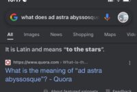 Ad astra abyssosque meaning