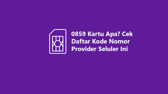 No 0859 kartu apa