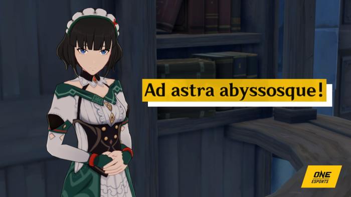 Ad astra abyssosque meaning