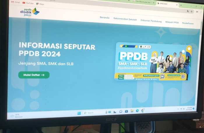 Pendaftaran PPDB Jawa Barat 2024 Tahap 1 Dibuka Hari Ini