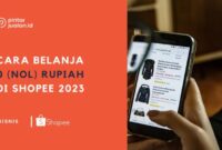 Cara belanja 0 rupiah di shopee untuk pengguna lama