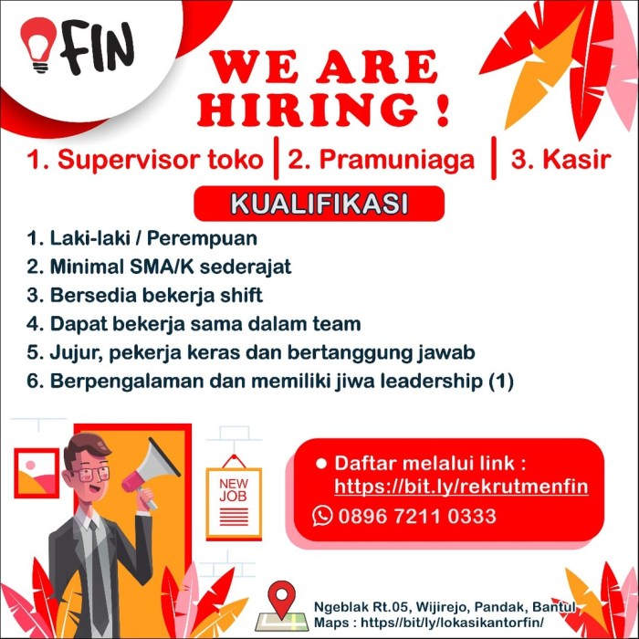 Gaji supervisor toko superindo