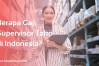 Gaji supervisor toko superindo