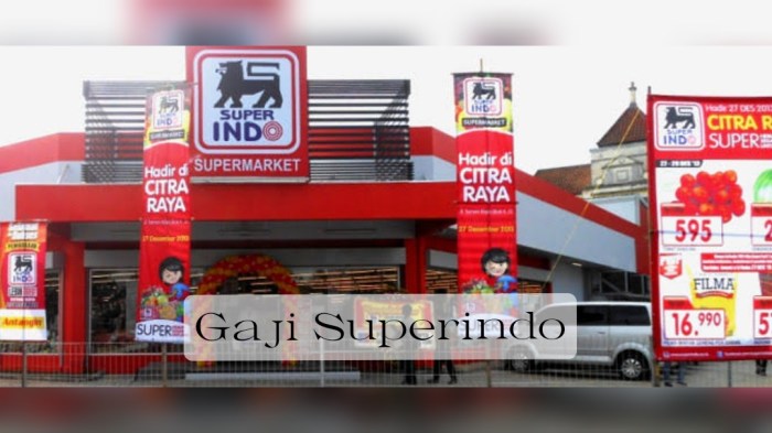 Gaji magang superindo