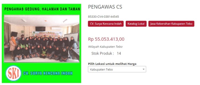 Gaji Karyawan CV Cahaya Kencana Abadi