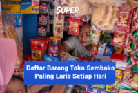 Gaji Karyawan Toko Sembako Rizky