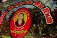 Geprek ayam bu rum sleman autentik legendaris