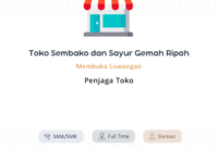Gaji Karyawan Toko Mawar Sembako