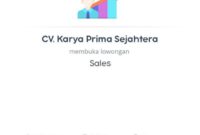 Gaji Karyawan CV Abadi Sejahtera Teknik
