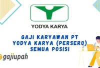 Gaji Karyawan PT Nindya Karya (Persero)