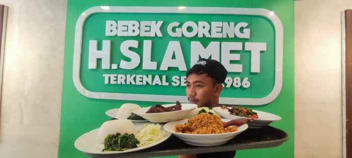 Gaji Karyawan Warung Makan Bebek Goreng Haji Slamet