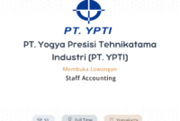 Gaji Karyawan PT Yogya Presisi Teknikatama Industri