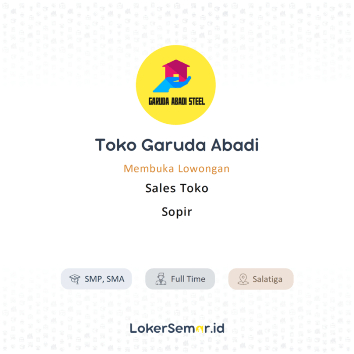 Gaji Karyawan Toko Sembako Sukses Abadi