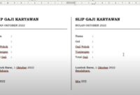 Gaji Karyawan CV Pratama Print