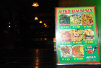 Gaji Karyawan Warung Makan Lesehan Aldan