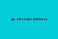 Gaji Karyawan Toko Sembako Bening