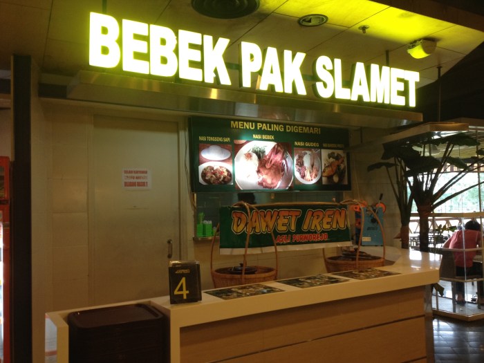 Bebek goreng slamet juanda haji